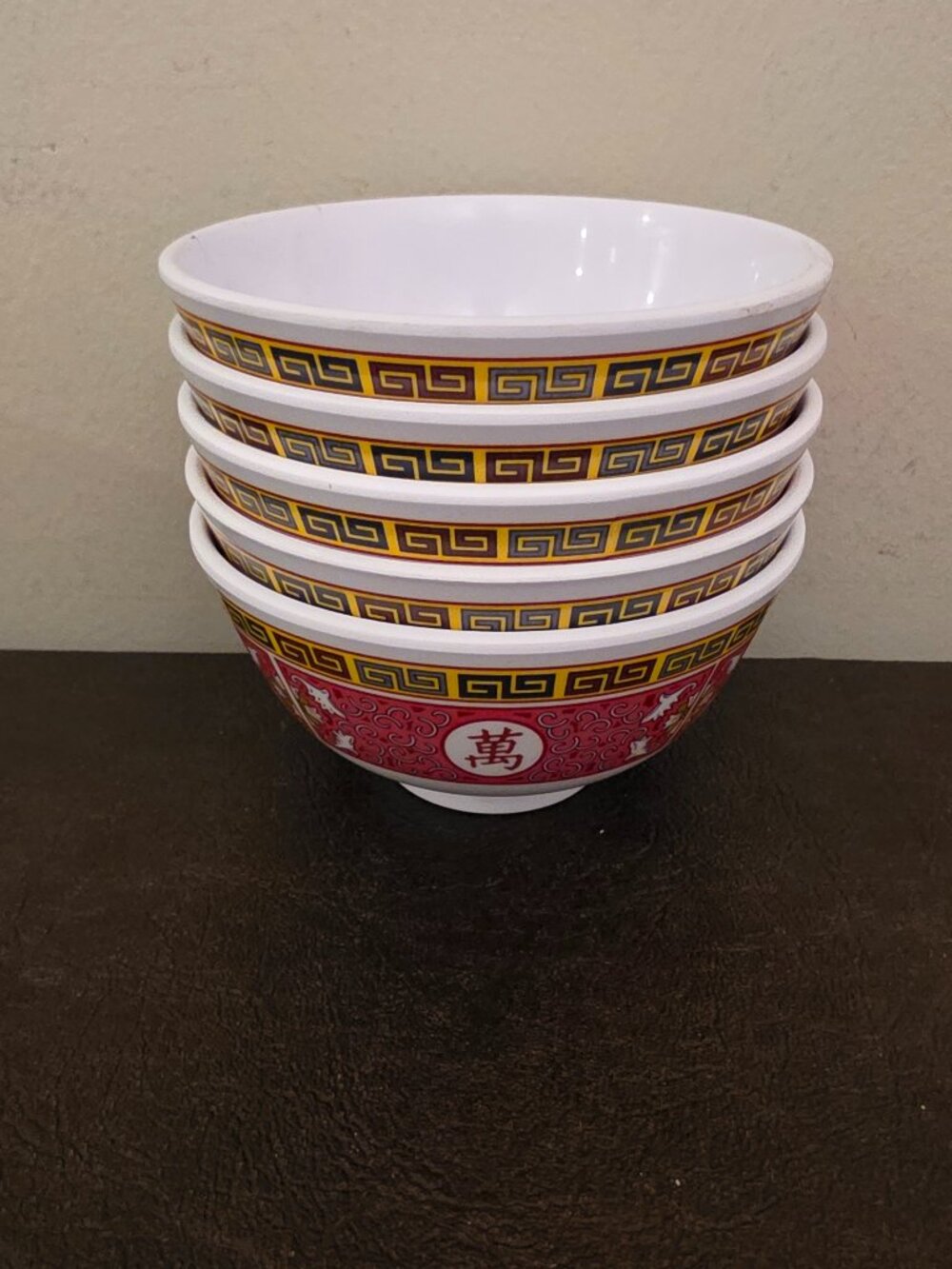 Tai-Hong Melamine Ware Rice Bowl #3006A (Set of 5)